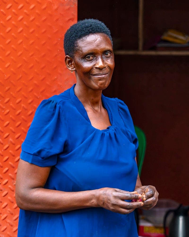 Uchechi Mba in their community